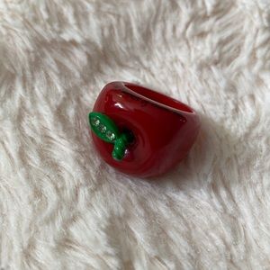 Snow White Poison Apple Ring